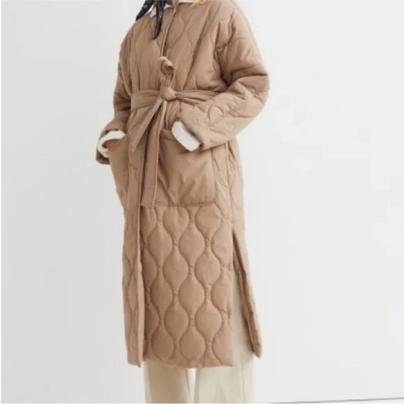 Quilted Jacket H&m Beige Ladies Jackets H&M Jackets Coats Hm